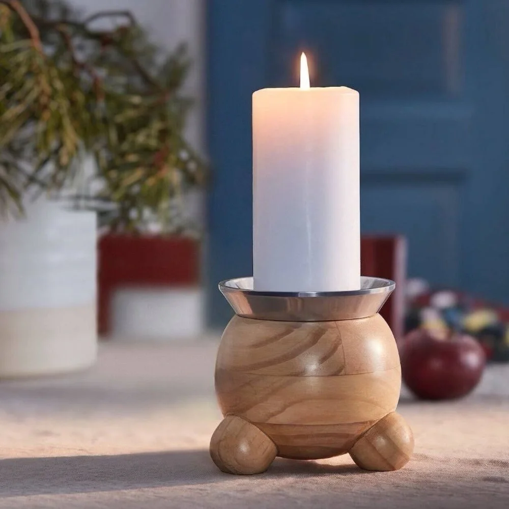 IKEA VINTERFINT wooden candle holder. NEW‎